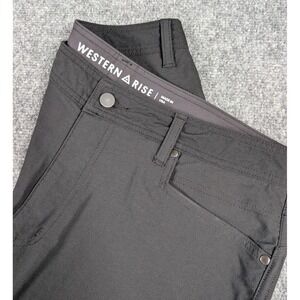 Western Rise Evolution Travel Pant Mens 34 Black Performance Lightweight Outdoor